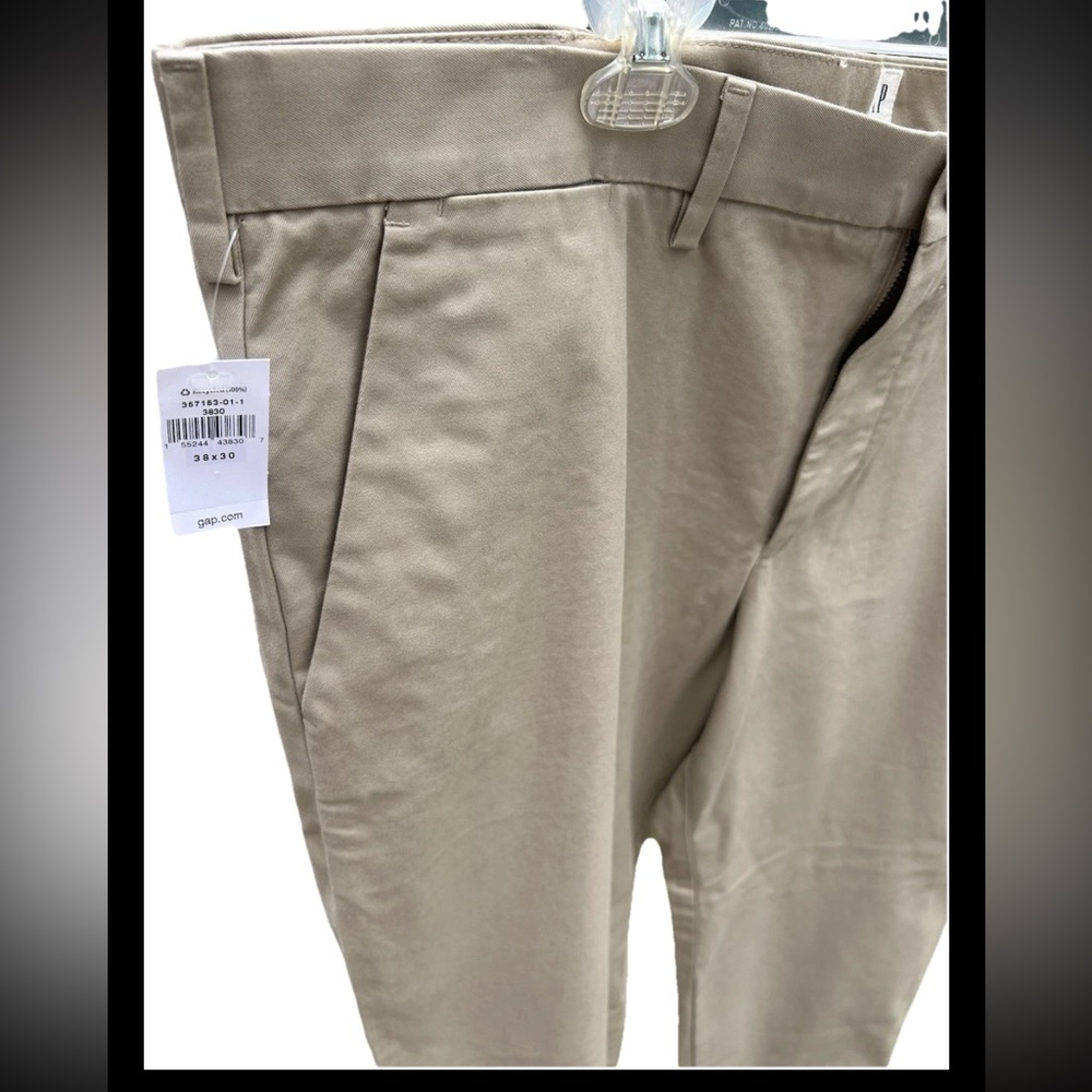 Gap for Good 38x 30 Relaxed Khaki Straight Casual Mens Pants